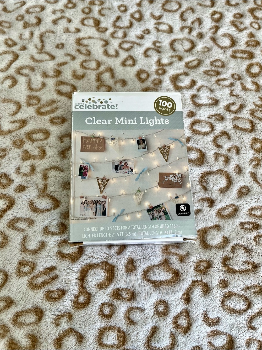 Clear Mini Lights - 100 Warm White LED String Lights